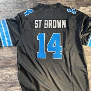 Detroit Lions #14 Amon-Ra St.Brown Jersey